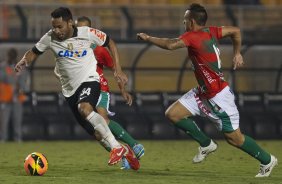 Durante a partida entre Corinthians x Portuguesa, realizada esta noite no estdio do Pacaembu, vlida pela 5 rodada do Campeonato Brasileiro de 2013