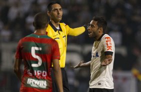 Durante a partida entre Corinthians x Portuguesa, realizada esta noite no estádio do Pacaembu, válida pela 5ª rodada do Campeonato Brasileiro de 2013