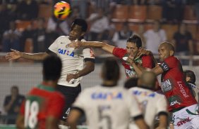 Durante a partida entre Corinthians x Portuguesa, realizada esta noite no estdio do Pacaembu, vlida pela 5 rodada do Campeonato Brasileiro de 2013