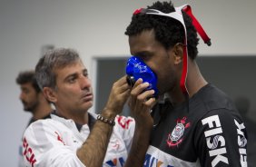 Durante o treino desta tarde no CT Joaquim Grava, no Parque Ecolgico do Tiete. O prximo jogo da equipe ser dia 03/07, domingo, no Morumbi, jogo de ida vlido pela Recopa 2013