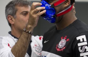 Durante o treino desta tarde no CT Joaquim Grava, no Parque Ecolgico do Tiete. O prximo jogo da equipe ser dia 03/07, domingo, no Morumbi, jogo de ida vlido pela Recopa 2013