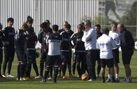 Durante o treino desta manh no CT Joaquim Grava, no Parque Ecolgico do Tiete. O prximo jogo da equipe ser dia 03/07, domingo, no Morumbi, jogo de ida vlido pela Recopa 2013