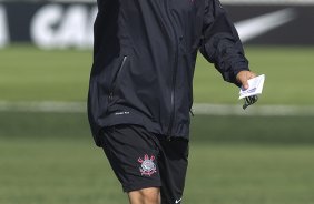 Durante o treino desta manh no CT Joaquim Grava, no Parque Ecolgico do Tiete. O prximo jogo da equipe ser dia 03/07, domingo, no Morumbi, jogo de ida vlido pela Recopa 2013