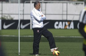 Durante o treino desta manh no CT Joaquim Grava, no Parque Ecolgico do Tiete. O prximo jogo da equipe ser dia 03/07, domingo, no Morumbi, jogo de ida vlido pela Recopa 2013