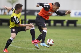 Durante o treino desta tarde no CT Joaquim Grava, no Parque Ecolgico do Tiete. O prximo jogo da equipe ser dia 03/07, domingo, no Morumbi, jogo de ida vlido pela Recopa 2013