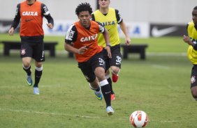 Durante o treino desta tarde no CT Joaquim Grava, no Parque Ecolgico do Tiete. O prximo jogo da equipe ser dia 03/07, domingo, no Morumbi, jogo de ida vlido pela Recopa 2013