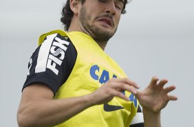 Durante o treino desta tarde no CT Joaquim Grava, no Parque Ecolgico do Tiete. O prximo jogo da equipe ser dia 03/07, domingo, no Morumbi, jogo de ida vlido pela Recopa 2013