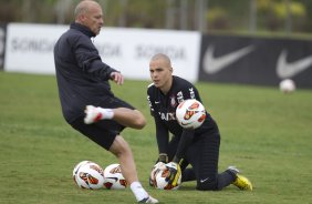 Durante o treino desta tarde no CT Joaquim Grava, no Parque Ecolgico do Tiete. O prximo jogo da equipe ser dia 03/07, domingo, no Morumbi, jogo de ida vlido pela Recopa 2013