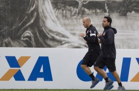 Durante o treino desta tarde no CT Joaquim Grava, no Parque Ecolgico do Tiete. O prximo jogo da equipe ser dia 03/07, domingo, no Morumbi, jogo de ida vlido pela Recopa 2013