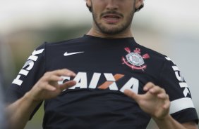 Durante o treino desta tarde no CT Joaquim Grava, no Parque Ecolgico do Tiete. O prximo jogo da equipe ser dia 03/07, domingo, no Morumbi, jogo de ida vlido pela Recopa 2013