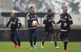 Durante o treino desta manh no CT Joaquim Grava, no Parque Ecolgico do Tiete. O prximo jogo da equipe ser dia 03/07, domingo, no Morumbi, jogo de ida vlido pela Recopa 2013