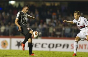 Durante a partida entre São Paulo x Corinthians, realizada esta noite no estádio do Morumbi, jogo de ida da Recopa 2013