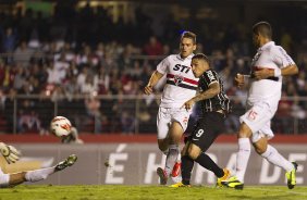 Durante a partida entre São Paulo x Corinthians, realizada esta noite no estádio do Morumbi, jogo de ida da Recopa 2013