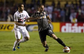 Durante a partida entre São Paulo x Corinthians, realizada esta noite no estádio do Morumbi, jogo de ida da Recopa 2013