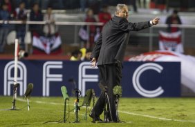 Durante a partida entre So Paulo x Corinthians, realizada esta noite no estdio do Morumbi, jogo de ida da Recopa 2013