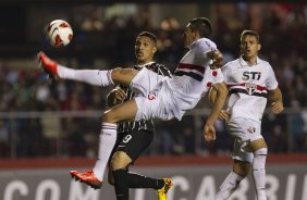 Durante a partida entre So Paulo x Corinthians, realizada esta noite no estdio do Morumbi, jogo de ida da Recopa 2013