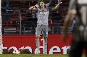 Durante a partida entre So Paulo x Corinthians, realizada esta noite no estdio do Morumbi, jogo de ida da Recopa 2013