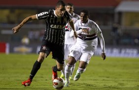 Durante a partida entre So Paulo x Corinthians, realizada esta noite no estdio do Morumbi, jogo de ida da Recopa 2013