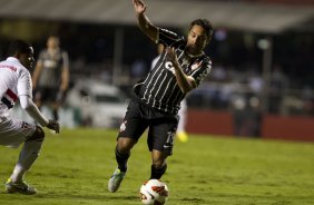 Durante a partida entre So Paulo x Corinthians, realizada esta noite no estdio do Morumbi, jogo de ida da Recopa 2013