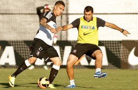 Guerrero do Corinthians durante treino realizado no CT Joaquim Grava