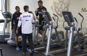 Durante o treino desta manh no CT Joaquim Grava, no Parque Ecolgico do Tiete. O prximo jogo da equipe ser domingo, dia 14/07, no estdio do Pacaembu, contra o Atltico-MG, 7 rodada do Campeonato Brasileiro de 2013