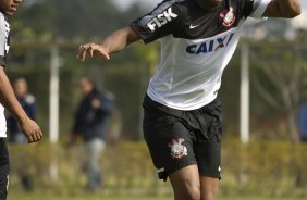 Durante o treino desta manh no CT Joaquim Grava, no Parque Ecolgico do Tiete. O prximo jogo da equipe ser domingo, dia 14/07, no estdio do Pacaembu, contra o Atltico-MG, 7 rodada do Campeonato Brasileiro de 2013