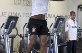 Durante o treino desta manh no CT Joaquim Grava, no Parque Ecolgico do Tiete. O prximo jogo da equipe ser domingo, dia 14/07, no estdio do Pacaembu, contra o Atltico-MG, 7 rodada do Campeonato Brasileiro de 2013