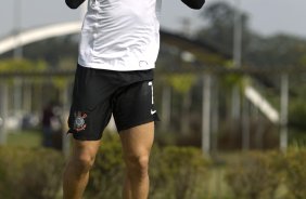 Durante o treino desta manh no CT Joaquim Grava, no Parque Ecolgico do Tiete. O prximo jogo da equipe ser domingo, dia 14/07, no estdio do Pacaembu, contra o Atltico-MG, 7 rodada do Campeonato Brasileiro de 2013