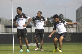 Durante o treino desta manh no CT Joaquim Grava, no Parque Ecolgico do Tiete. O prximo jogo da equipe ser domingo, dia 14/07, no estdio do Pacaembu, contra o Atltico-MG, 7 rodada do Campeonato Brasileiro de 2013