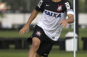 Durante o treino desta manh no CT Joaquim Grava, no Parque Ecolgico do Tiete. O prximo jogo da equipe ser domingo, dia 14/07, no estdio do Pacaembu, contra o Atltico-MG, 7 rodada do Campeonato Brasileiro de 2013