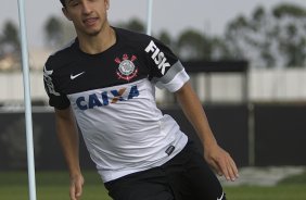 Durante o treino desta manh no CT Joaquim Grava, no Parque Ecolgico do Tiete. O prximo jogo da equipe ser domingo, dia 14/07, no estdio do Pacaembu, contra o Atltico-MG, 7 rodada do Campeonato Brasileiro de 2013