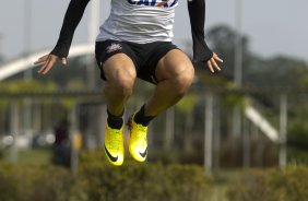 Durante o treino desta manh no CT Joaquim Grava, no Parque Ecolgico do Tiete. O prximo jogo da equipe ser domingo, dia 14/07, no estdio do Pacaembu, contra o Atltico-MG, 7 rodada do Campeonato Brasileiro de 2013