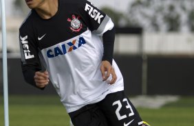 Durante o treino desta manh no CT Joaquim Grava, no Parque Ecolgico do Tiete. O prximo jogo da equipe ser domingo, dia 14/07, no estdio do Pacaembu, contra o Atltico-MG, 7 rodada do Campeonato Brasileiro de 2013