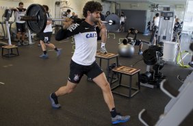 Durante o treino desta manh no CT Joaquim Grava, no Parque Ecolgico do Tiete. O prximo jogo da equipe ser domingo, dia 14/07, no estdio do Pacaembu, contra o Atltico-MG, 7 rodada do Campeonato Brasileiro de 2013