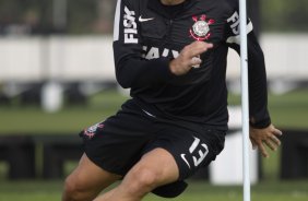 Durante o treino desta manh no CT Joaquim Grava, no Parque Ecolgico do Tiete. O prximo jogo da equipe ser domingo, dia 14/07, no estdio do Pacaembu, contra o Atltico-MG, 7 rodada do Campeonato Brasileiro de 2013