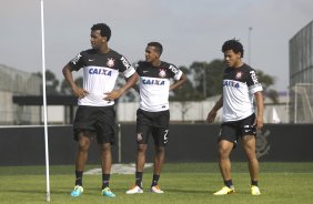 Durante o treino desta manh no CT Joaquim Grava, no Parque Ecolgico do Tiete. O prximo jogo da equipe ser domingo, dia 14/07, no estdio do Pacaembu, contra o Atltico-MG, 7 rodada do Campeonato Brasileiro de 2013