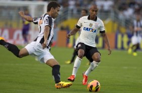 Durante a partida entre Corinthians x Atlético-MG, realizada esta tarde no estádio do Pacaembu, jogo válido pela 7ª rodada do Campeonato Brasileiro 2013