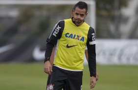 Durante o treino desta tarde no CT Joaquim Grava, no Parque Ecológico do Tiete. O próximo jogo da equipe será quarta-feira, dia 17/07, no estádio do Pacaembu, contra o São Paulo, jogo da volta válido pela Recopa 2013