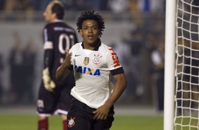 Durante a partida entre Corinthians x São Paulo, realizada esta noite no estádio do Pacaembu, jogo da volta, decisão da Recopa 2013