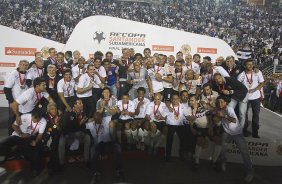 Durante a partida entre Corinthians x São Paulo, realizada esta noite no estádio do Pacaembu, jogo da volta, decisão da Recopa 2013