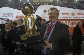 Durante a partida entre Corinthians x São Paulo, realizada esta noite no estádio do Pacaembu, jogo da volta, decisão da Recopa 2013