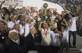 Durante a partida entre Corinthians x São Paulo, realizada esta noite no estádio do Pacaembu, jogo da volta, decisão da Recopa 2013