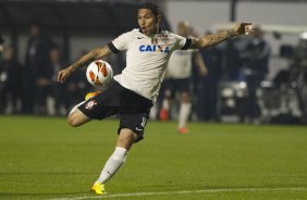 Durante a partida entre Corinthians x São Paulo, realizada esta noite no estádio do Pacaembu, jogo da volta, decisão da Recopa 2013