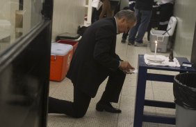 Durante a partida entre Corinthians x São Paulo, realizada esta noite no estádio do Pacaembu, jogo da volta, decisão da Recopa 2013