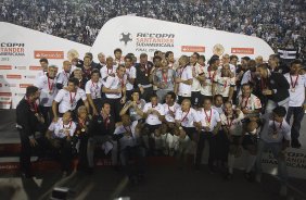 Durante a partida entre Corinthians x São Paulo, realizada esta noite no estádio do Pacaembu, jogo da volta, decisão da Recopa 2013