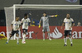 Durante a partida entre Corinthians x São Paulo, realizada esta noite no estádio do Pacaembu, jogo da volta, decisão da Recopa 2013