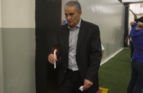 Durante a partida entre Corinthians x São Paulo, realizada esta noite no estádio do Pacaembu, jogo da volta, decisão da Recopa 2013