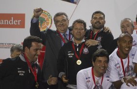 Durante a partida entre Corinthians x São Paulo, realizada esta noite no estádio do Pacaembu, jogo da volta, decisão da Recopa 2013