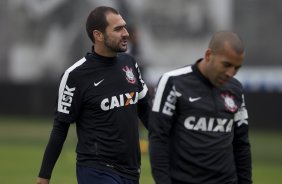 Durante o treino desta manh no CT Joaquim Grava, no Parque Ecolgico do Tiete. O prximo jogo da equipe ser domingo, dia 28/07, no Pacaembu, contra o So Paulo, pela 9 rodada do Campeonato Brasileiro de 2013