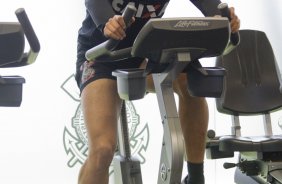 Durante o treino desta manh no CT Joaquim Grava, no Parque Ecolgico do Tiete. O prximo jogo da equipe ser domingo, dia 28/07, no Pacaembu, contra o So Paulo, pela 9 rodada do Campeonato Brasileiro de 2013